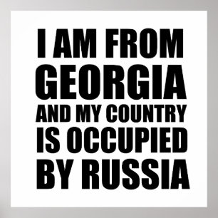 Jag kommer från Georgien Poster