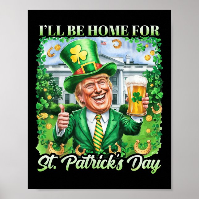 Jag kommer hem för S:t Patricks Day. Poster (Framsidan)