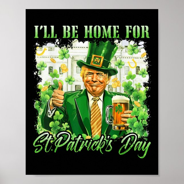 Jag kommer hem för S:t Patricks Day. Poster (Framsidan)