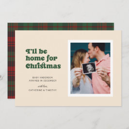 Jag kommer hem till jul-Graviden (Grönt) Meddelande