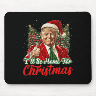 Jag kommer hem till jul Julafton Trump Pajamas Hol Musmatta