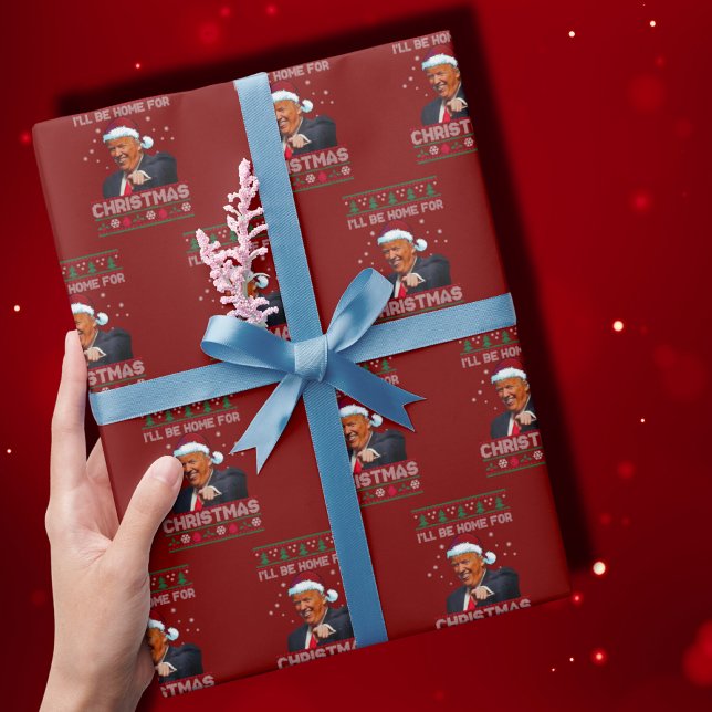 Jag kommer hem till jul presentpapper (Skapare uppladdad)