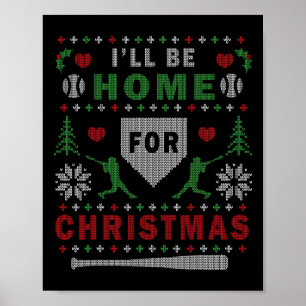 Jag kommer hem till jul rea fula jul poster