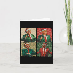 Jag kommer hem till jul Roligt Trump julafton Tomt Kort