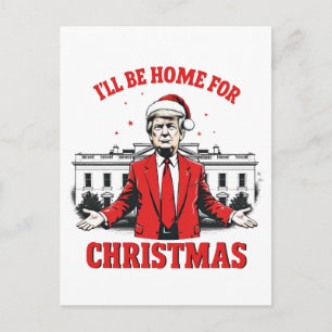 Jag kommer hem till jul Trump vann invigning Vykort