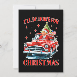Jag kommer hem till julklapp julkort