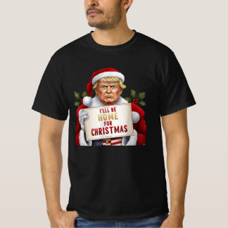 Jag kommer hem till julklapp Santa Republican T Shirt