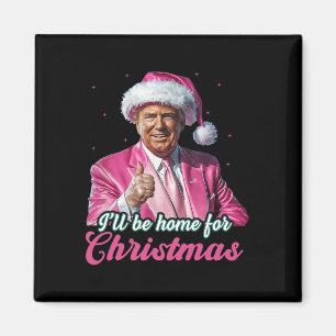 Jag kommer hem till julklappen i Julafton Pajama Magnet