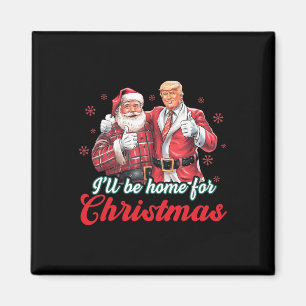 Jag kommer hem till julklappen i Julafton Pajama Magnet