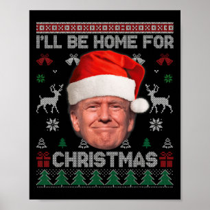 Jag kommer hem till julklumpen, fuktig sötad poster