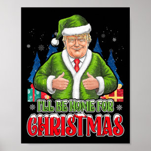 Jag kommer hem till jultomten 2024 poster