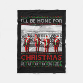 Jag kommer hem till jultomten, Julafton Fleecefilt