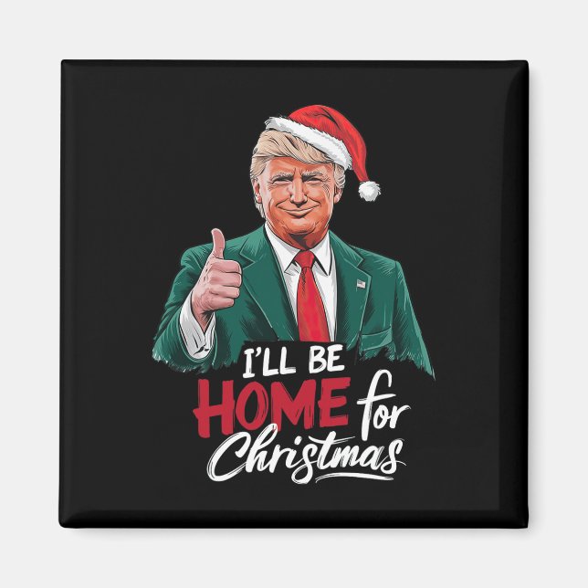 Jag kommer hem till jultomten, Julafton Magnet (Framsidan)