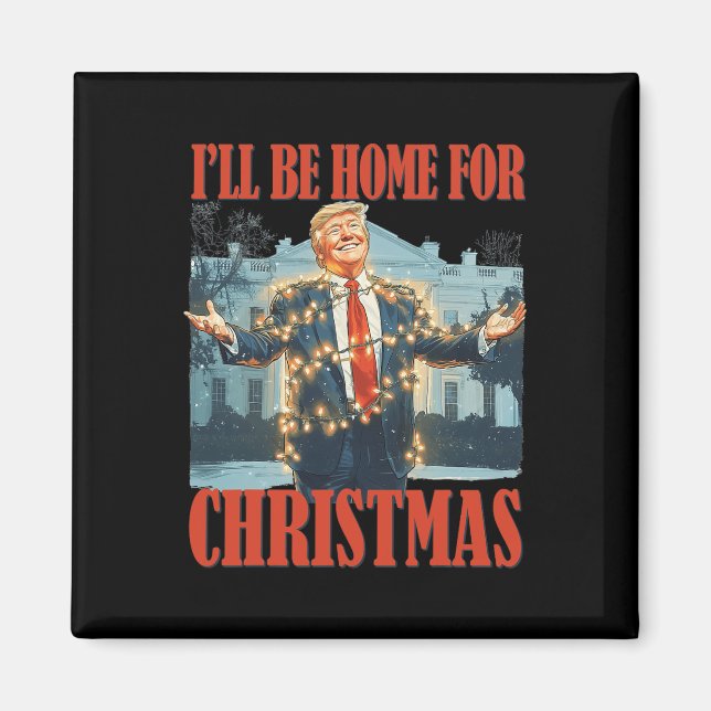Jag kommer hem till jultomten, Julafton Magnet (Framsidan)