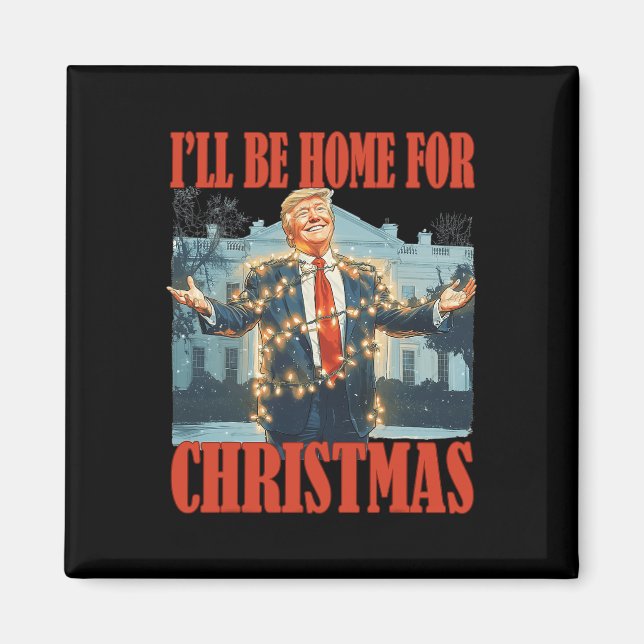 Jag kommer hem till jultomten, Julafton Magnet (Framsidan)