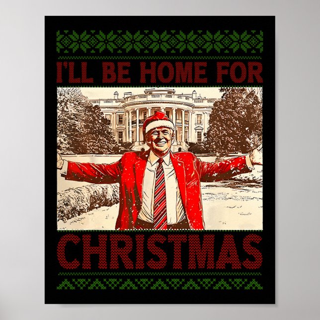 Jag kommer hem till jultomten, Julafton Poster (Framsidan)
