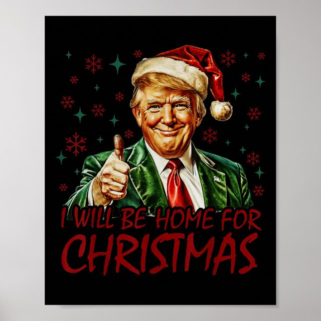 Jag kommer hem till jultomten, Julafton Poster (Framsidan)
