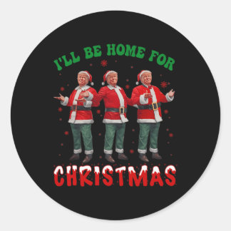 Jag kommer hem till jultomten, Julafton Runt Klistermärke