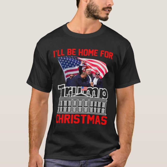 Jag kommer hem till jultomten, Julafton T Shirt (Framsida)