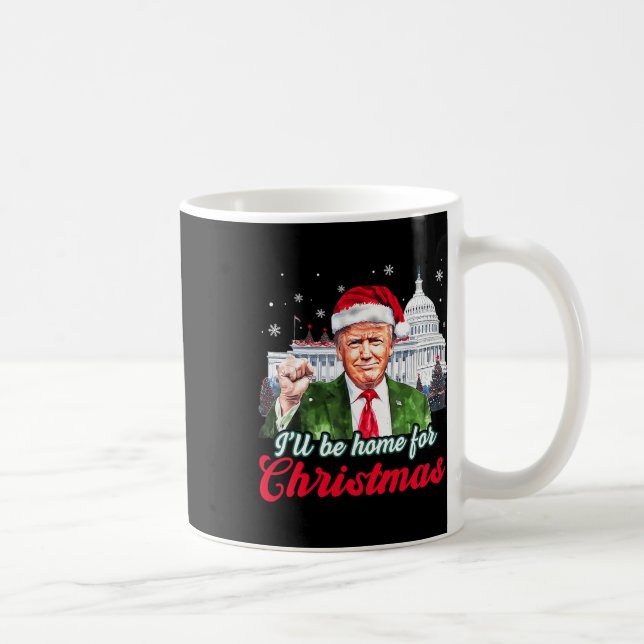 Jag kommer hem till jultomten Jultomten Kaffemugg (Höger)