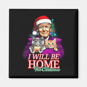 Jag kommer hem till jultomten Jultomten Magnet