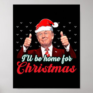 Jag kommer hem till jultomten Jultomten Poster