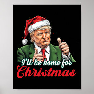 Jag kommer hem till jultomten Jultomten Poster