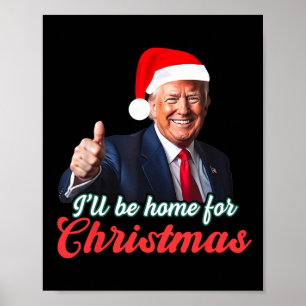 Jag kommer hem till jultomten Jultomten Poster