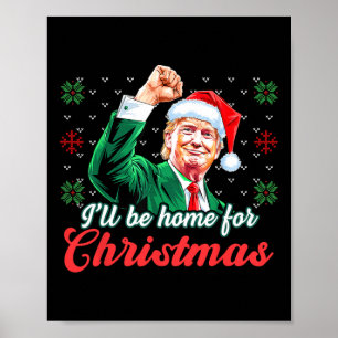 Jag kommer hem till jultomten Jultomten Poster