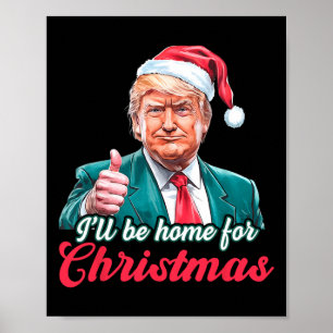 Jag kommer hem till jultomten Jultomten Poster