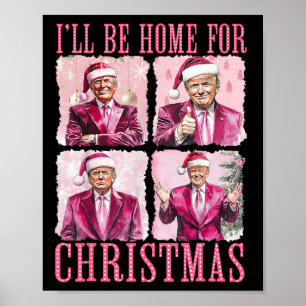 Jag kommer hem till jultomten och Julafton-trumpen Poster