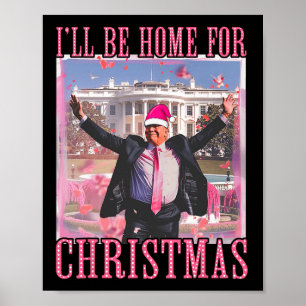 Jag kommer hem till jultomten, Rosa Julafton P Poster