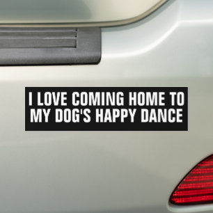 JAG KOMMER HEMMA TILL MIN HUND'S LYCKLIG DANCE BILDEKAL