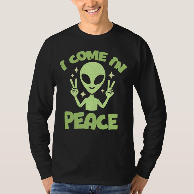 Jag kommer i fred Grafik T Shirt (Framsida)