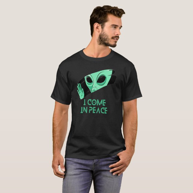 Jag kommer i fred t shirt (Hel framsida)