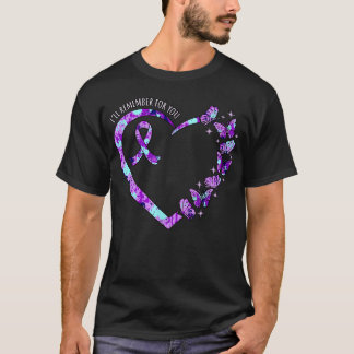 Jag kommer ihåg Alzheimers Lila T Shirt