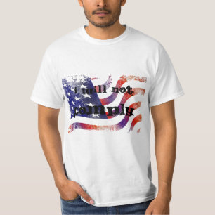 Jag kommer inte att följa Flagga T-shirt