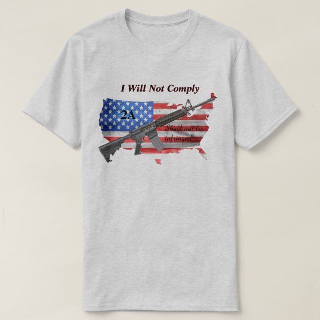 Jag kommer inte att komplettera det andra ändrings t shirt (Design framsida)