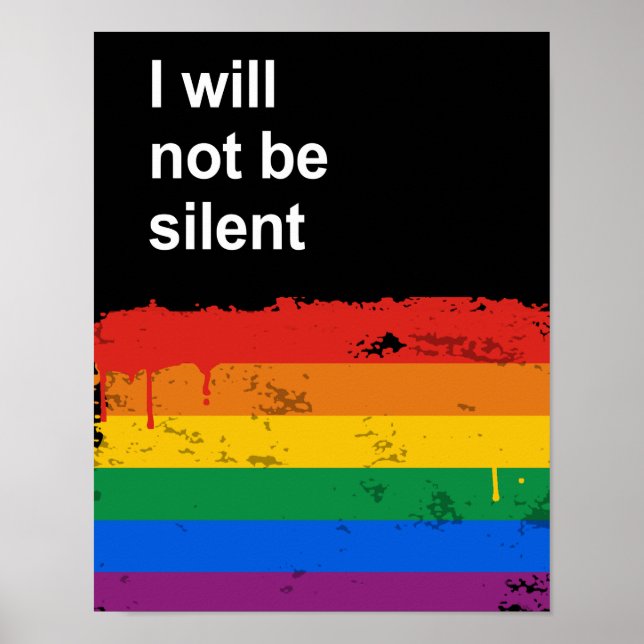 Jag kommer inte att tiga poster (Framsidan)