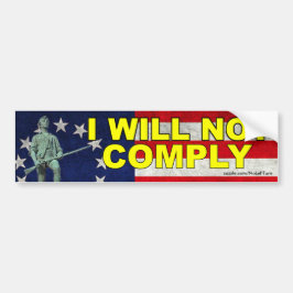 Jag kommer inte att uppfylla bildekal