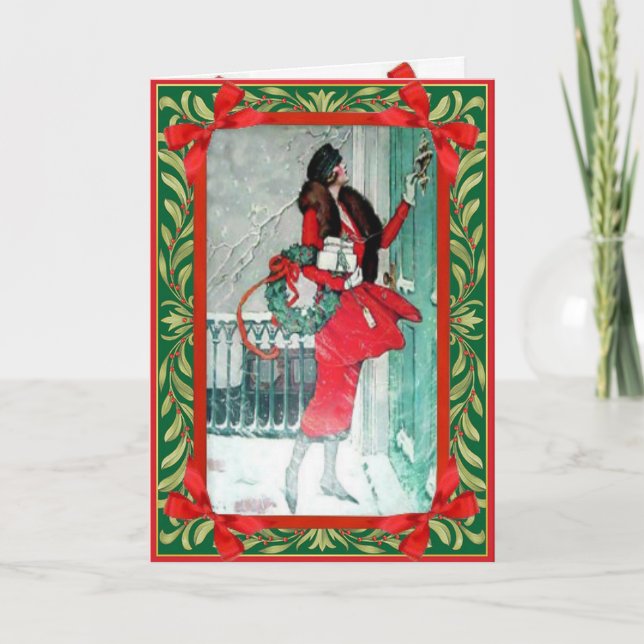 Jag kommer med dig julTidings Helgkort (Framsida)