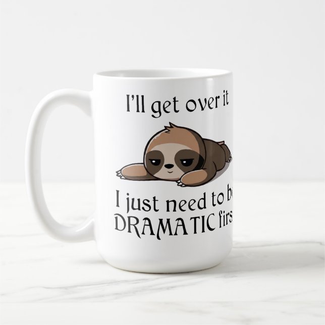 Jag kommer över det, jag behöver bara vara Dramati Kaffemugg (Vänster)