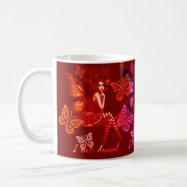Jag Kommer Runt Fe  Kaffemugg (Vänster)