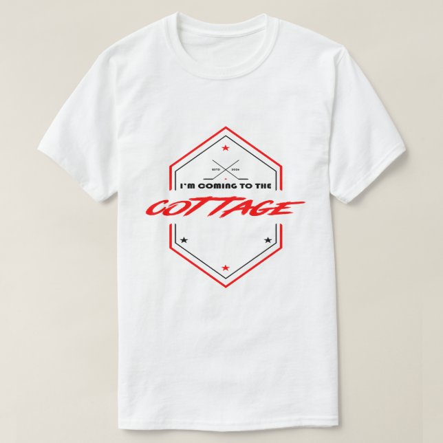JAG KOMMER TILL STUGA  T SHIRT (Design framsida)