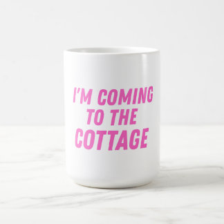 Jag kommer till stugan kaffemugg