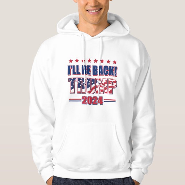 Jag kommer tillbaka 2024 hoodie (Framsida)