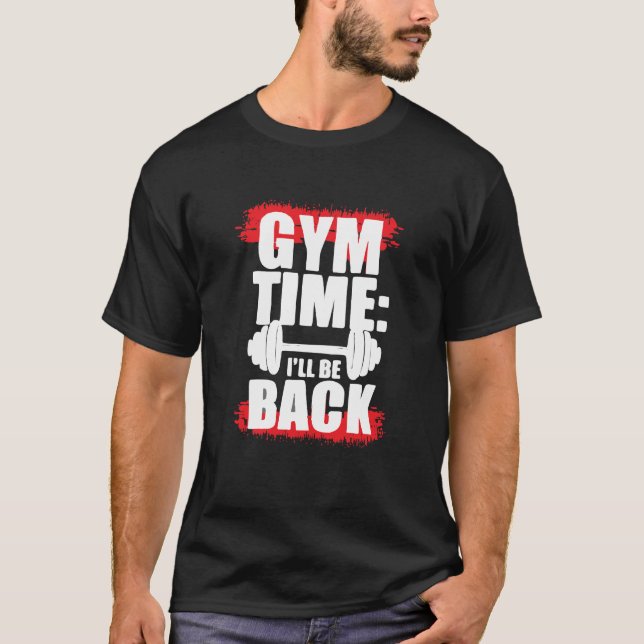 Jag kommer tillbaka - Gym Comeback Tee för Relentl (Framsida)