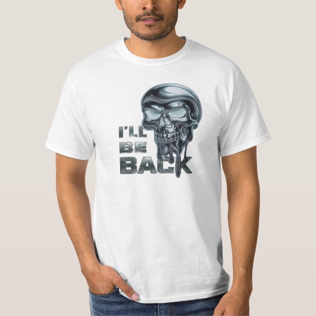 Jag kommer tillbaka t shirt (Framsida)