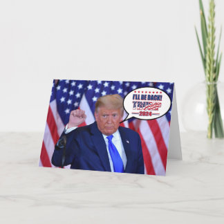 Jag kommer tillbaka - Trump 2024 Kort