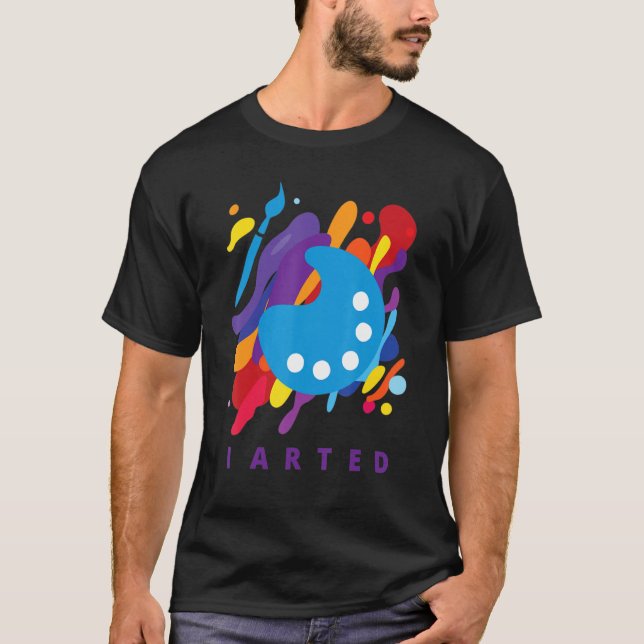 Jag konstgjord konstnär 1 t shirt (Framsida)